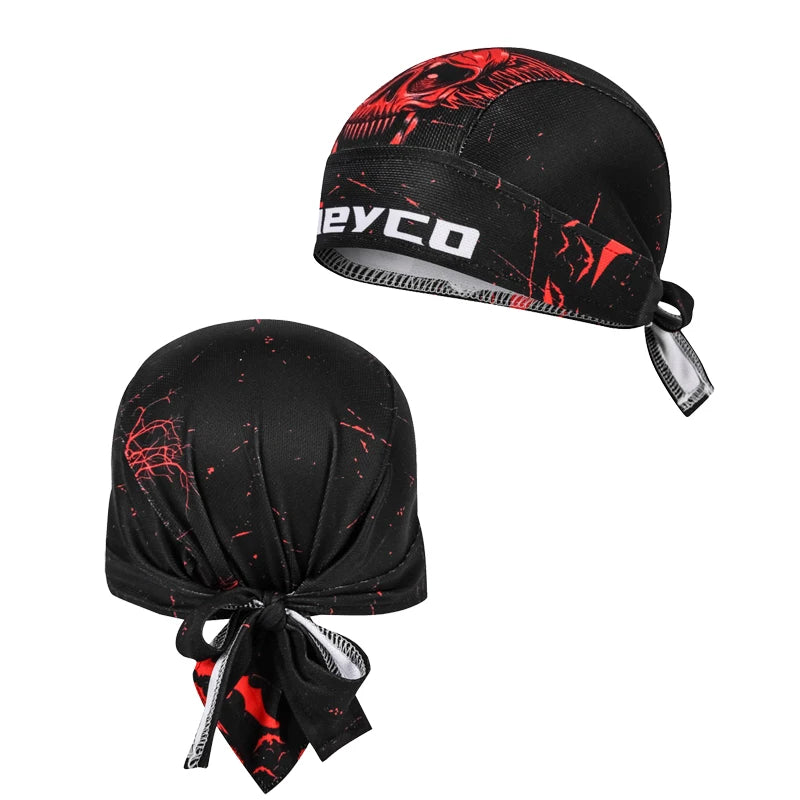 Quick Dry Cycling Cap for Men and Women, Breathable Pirate Cap, Bandana, Cycling Outfit, MTB Bike Cap, Sport Cap