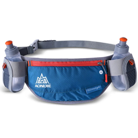 E882 Hydration Belt - Essential Fanny Pack with 170ml Water Bottles for Marathon Jogging & Cycling