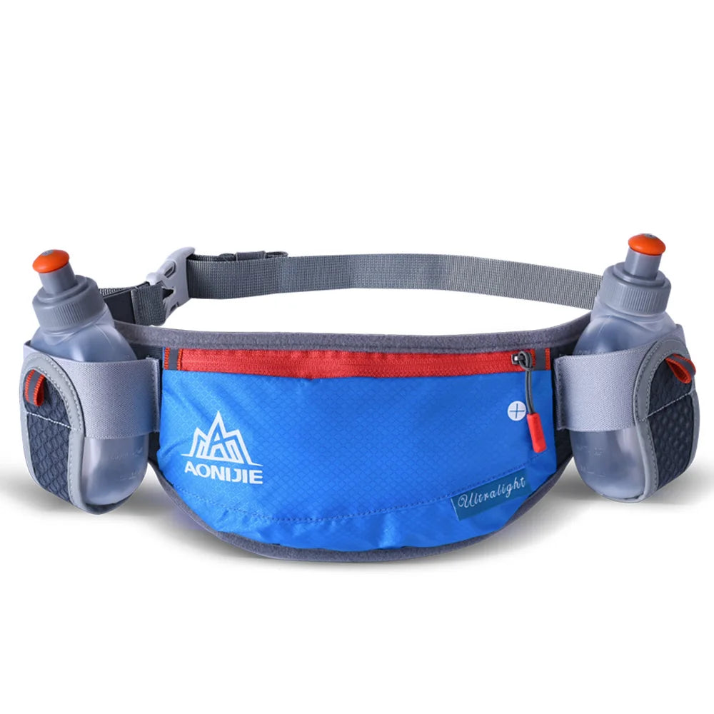 E882 Hydration Belt - Essential Fanny Pack with 170ml Water Bottles for Marathon Jogging & Cycling