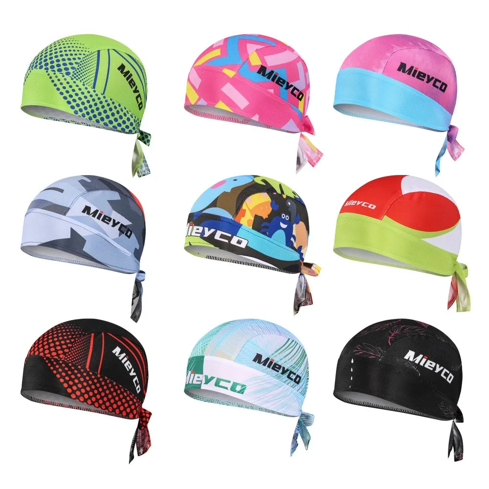 Quick Dry Cycling Cap for Men and Women, Breathable Pirate Cap, Bandana, Cycling Outfit, MTB Bike Cap, Sport Cap
