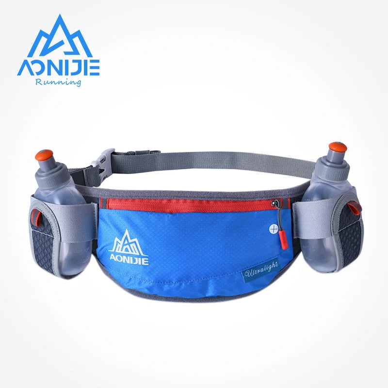 E882 Hydration Belt - Essential Fanny Pack with 170ml Water Bottles for Marathon Jogging & Cycling