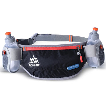 E882 Hydration Belt - Essential Fanny Pack with 170ml Water Bottles for Marathon Jogging & Cycling